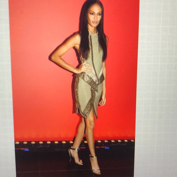 Givenchy runway leather trim dress 2012 Spring - Picture 2 of 10